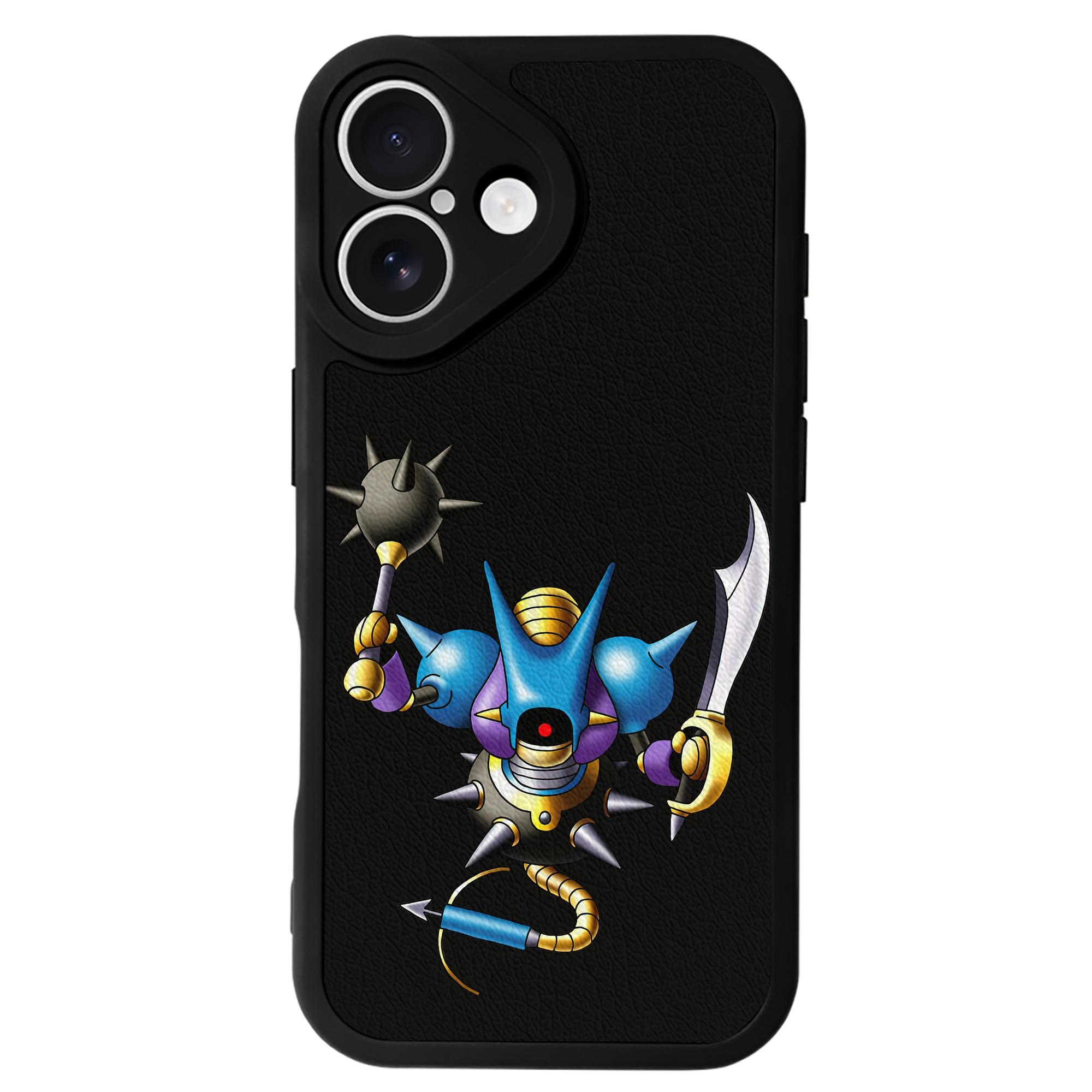 （画像用） ドラゴンクエスト Doragon Kuesuto Dragon Quest 【iPhone 16シリーズ対応】シリコンスマホケース（レザー調） 材質：シリコン